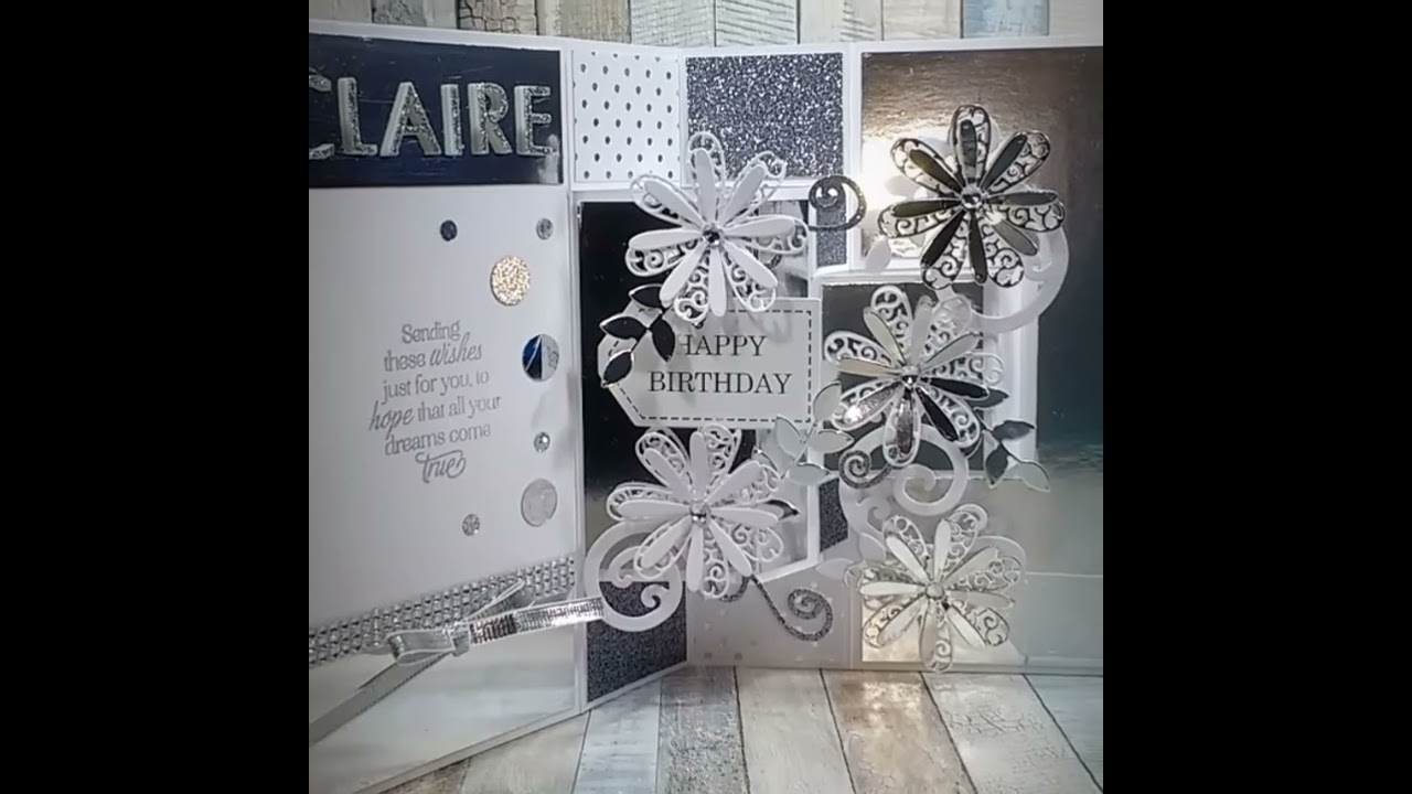 A4 Fancy Fold Birthday Card