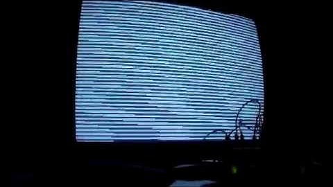 CD40106 square osc through composite video