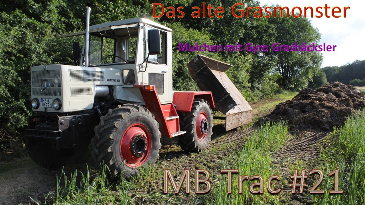 Mulchen mit einem MB Trac 800 | MB Trac #21