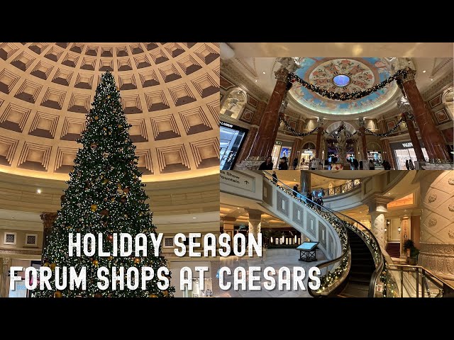 Happy Holiday Shopping at The Forum Shops at Caesars Palace