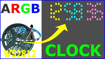 DIY Clock using WS2812 ARGB LEDs and Raspberry Pi Pico