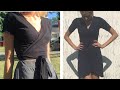 How to Turn a T Shirt Into a Wrap Shirt (or dress)