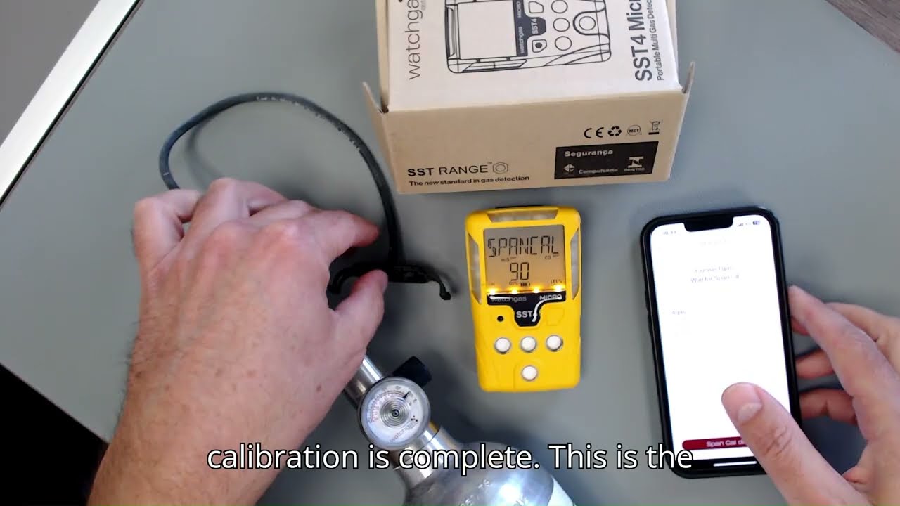 WatchGas SST4 manual calibration