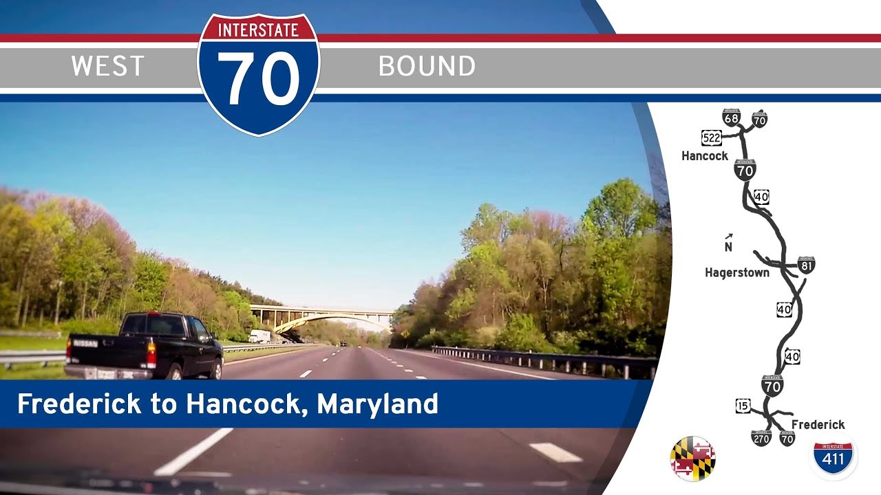 Interstate 70 - Frederick to Hancock - Maryland |  Drive America's Highways 🚙