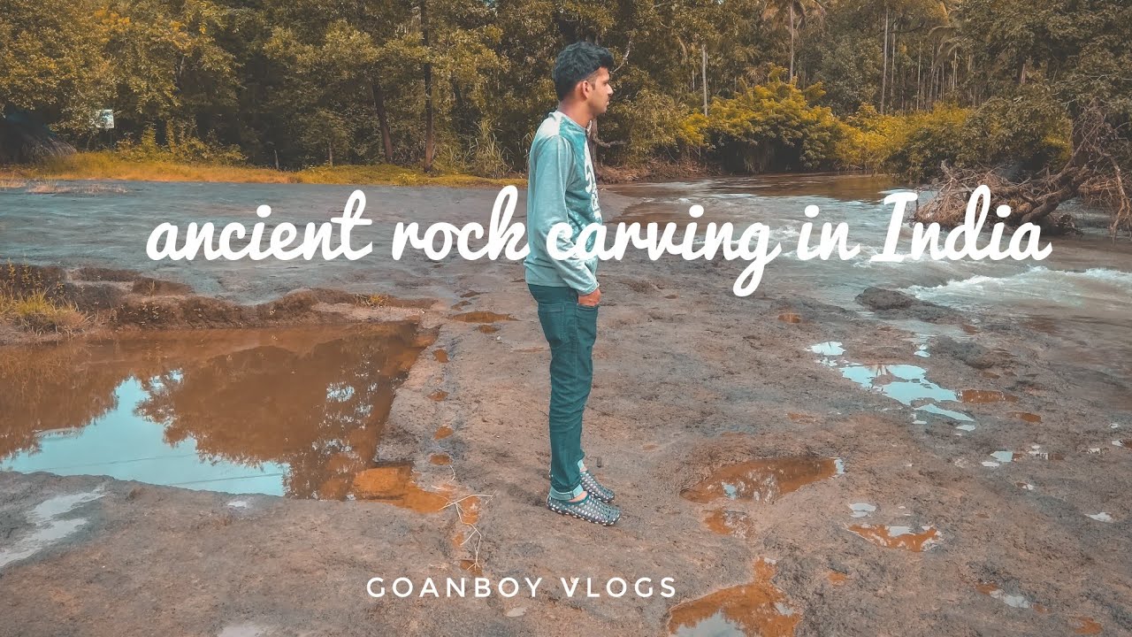ancient rock carving in India-Goa - YouTube