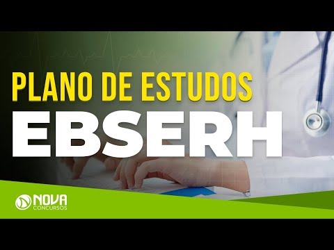 Concurso Ebserh - Plano de Estudos