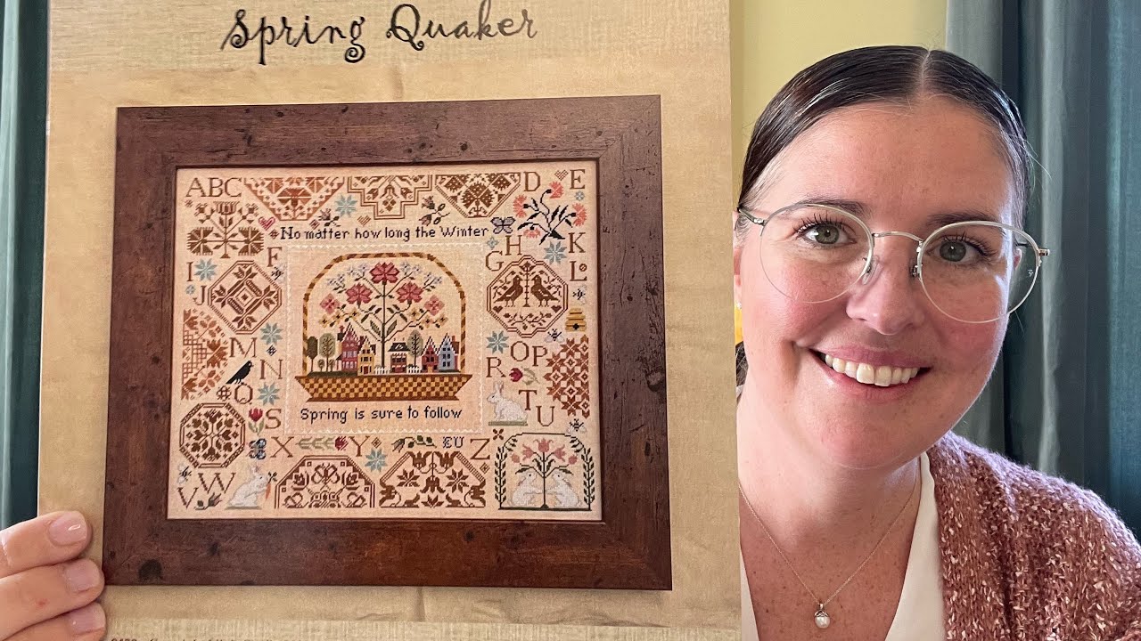 Flosstube Spring Quaker Cross Stitch A Long