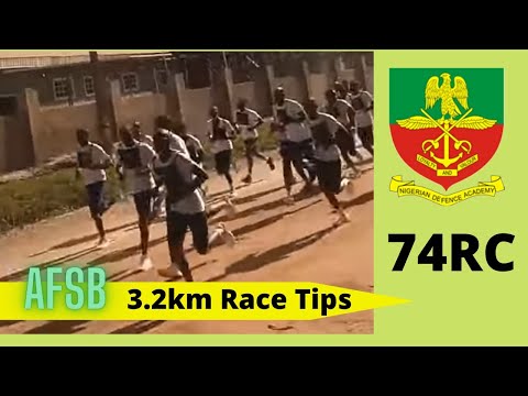 Nigerian Defence Academy; How to pass the 3.2km Race