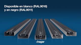 Canal de instalación tehalit.BR en PVC, PC-ABS, Aluminio y Acero | Hager