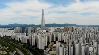 Aerial view cityscape of Seoul, South Korea in 4k | Unwind Free Stock Videos