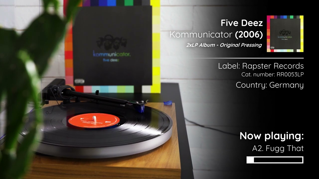 Five Deez - Kommunicator (2006, 2xLP Album) | Full Vinyl Rip - YouTube