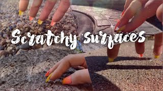 ASMR: Scratchy surfaces. Lofi fast scratching w/ some tapping (No talking)