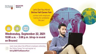Online Fall Career Fair: FDM Group Canada Inc. (Bronze Sponsor)