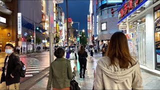 【4K】Tokyo Evening Walk - Shinjuku, 2020