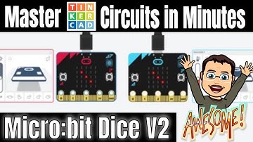 NIEUW! Micro:bit dobbelstenen in minuten met Tinkercad Circuits | Speldeel 1
