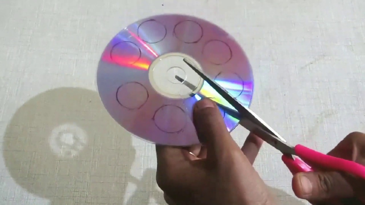 Beautiful Cd Wall Art Diy Best Out Of Waste Cd Craft Cd Wall