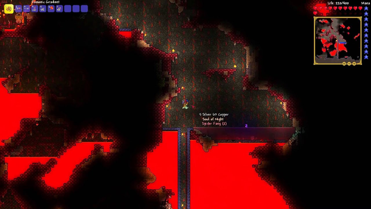 How to get Spider Fangs Terraria YouTube