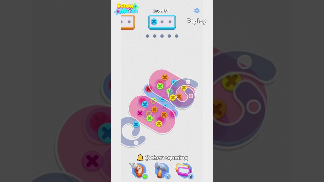 Screw Match Level 89 Solution Walkthrough