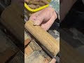 traditional wood planing method #shorts