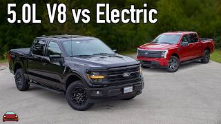 GAS OR ELECTRIC? - Ford F-150 XLT vs. F-150 Lightning (Comparison, 0-60)