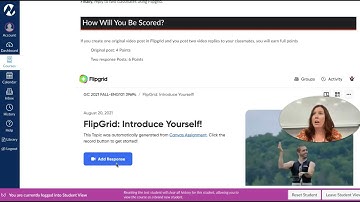 How to record an intro video using Flipgrid in Canvas (ENG 101)