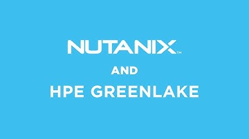 HPE GreenLake with Nutanix