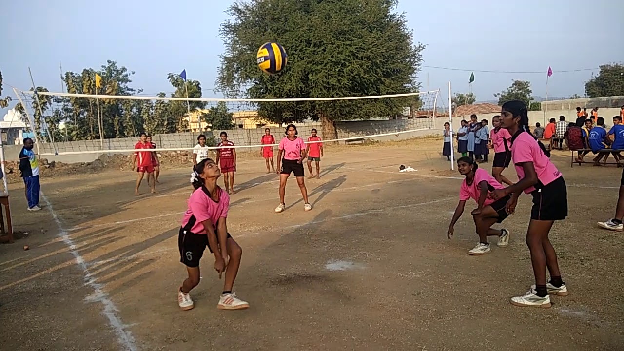 Petsangam v padkal juniors volleyball girls  match{ Ganesh nayak}