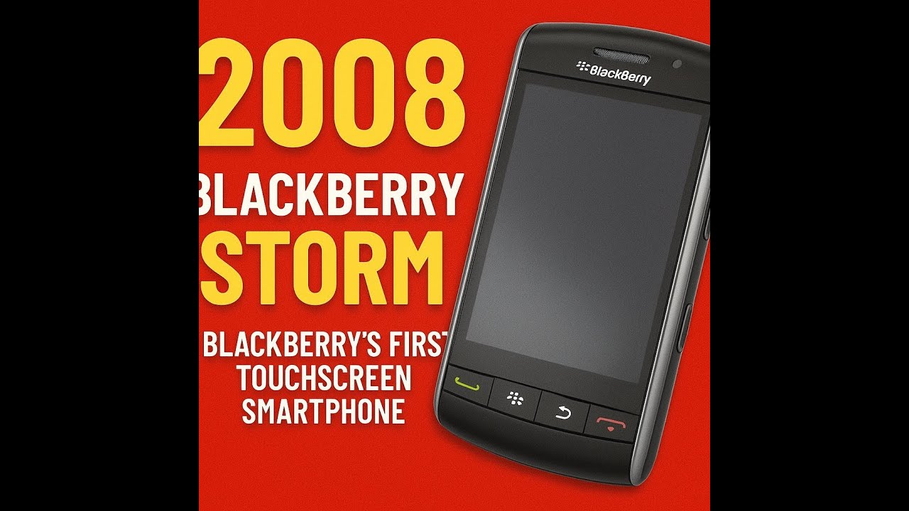 📱 BlackBerry Storm (2008) | BlackBerry’s First Touchscreen Smartphone ...
