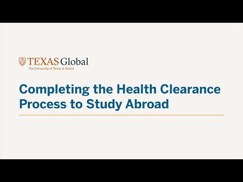 Completing the Health Clearance Process to Study Abroad | Texas Global