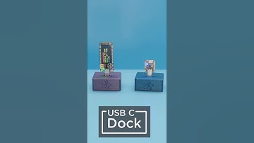 This USB C dock lets you stand your dev board upright #3dprinting #adafruit
