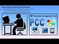 PCC 2026/05/20 How to Buy a Printer