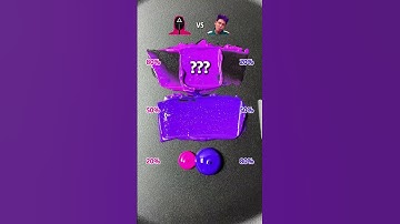 Guess the mixed colors Soldier vs Thanos #satisfying #squidgame2 #sharkzhan