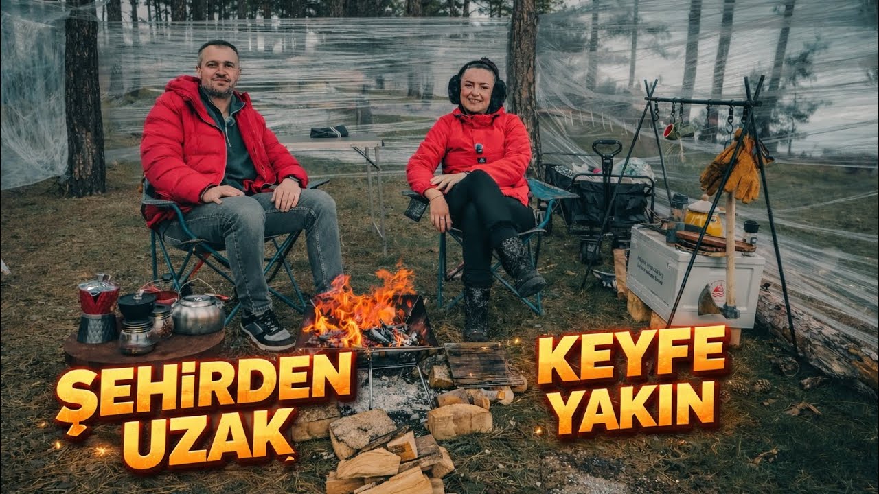 Şehirden Uzak, Keyfe Yakın ☀️ Sucuk & Çay & Kahve 🔥☕️🌯🌲