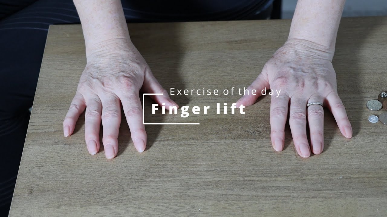 Home Exercise Finger lift YouTube