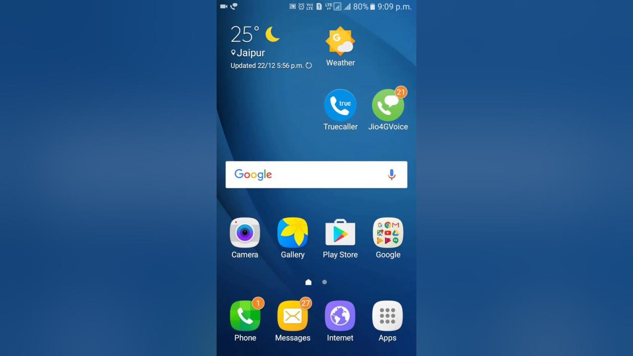 How to set alarm in samsung galaxy j2 YouTube