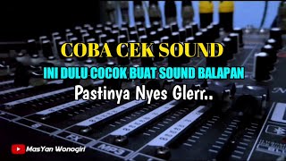 COBA CEK SOUND INI DULU COCOK BUAT SOUND BALAP | Pastinya Nyes Glerr..