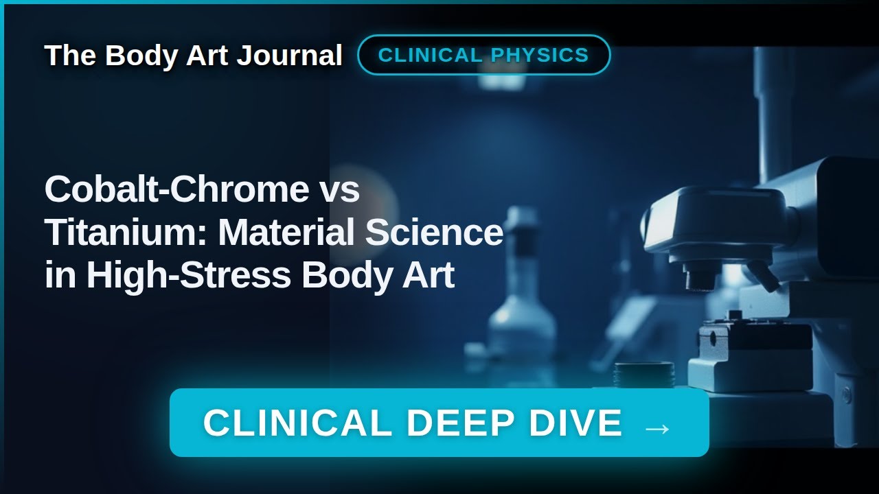Cobalt-Chrome vs. Titanium: Material Science in High-Stress Body Art