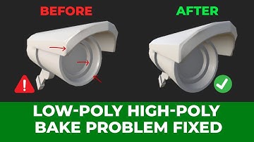 Low-poly baking using high-poly | PROBLEM SOLVED
