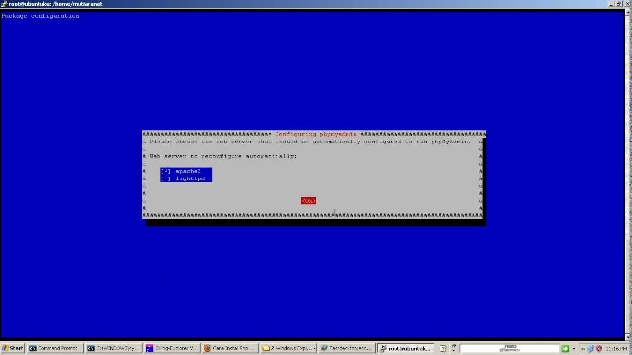 cara install phpmyadmin di ubuntu server part 1 - YouTube