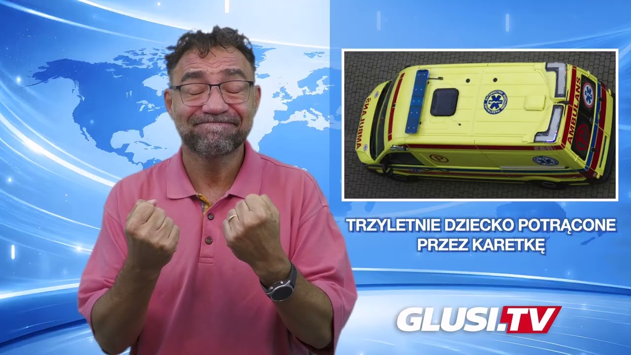 Trzyletnie dziecko potrącone przez karetkę
