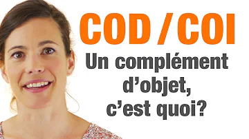 Est-ce que le COD Peut-être un verbe ?