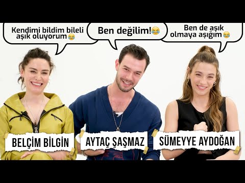 Aytaç Şaşmaz, Sümeye Aydoğan ve Belçim Bilgin Sosyal Medyadan Gelen Soruları Yanıtlıyor ❤️