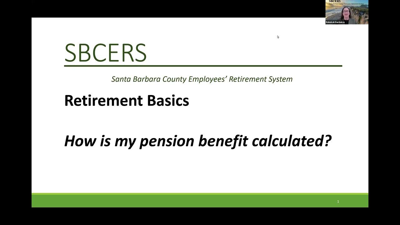 Retirement Basics How Your Pension Benefit Is Calculated YouTube