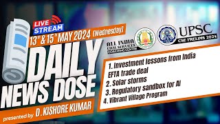 🎥 LIVE | [DND] May 13th & 15th Current Events | UPSC  2024 | Mr. D.Kishore Kumar