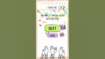 Level 121 to 125 - Solutions of Brain Test : Tricky Puzzles Game