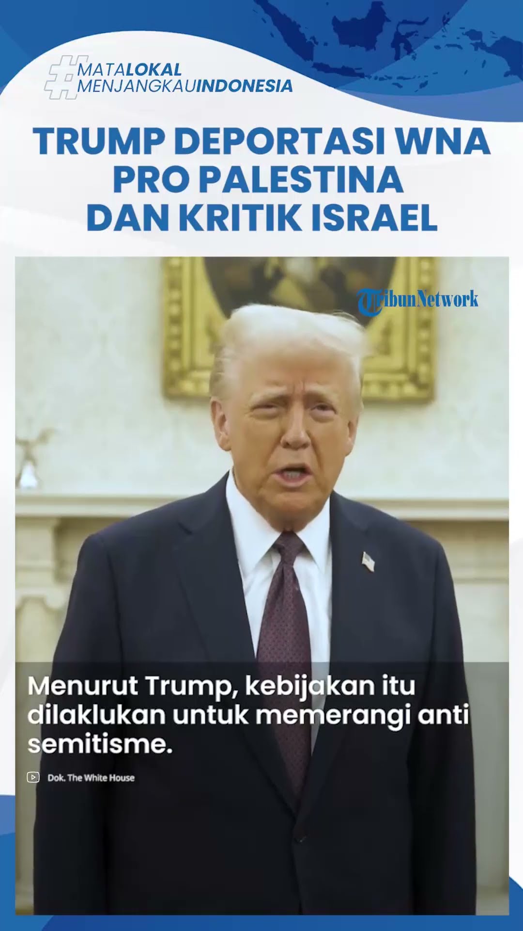 Donald Trump Bakal Deportasi WNA Pro Palestina yang Kritik Serangan Israel, Bela Yahudi Amerika