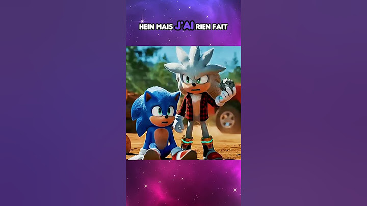 Silver a découvert un secret SECRET de Sonic... 😱 #sonic #shorts