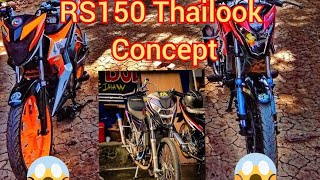 Rs 150 Modified.. Sobrang Astig.. Thailook Concept.