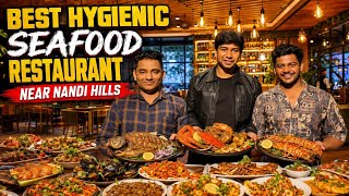 We tried the hygienic seafood restaurant in Bangalore Near Nandi Hills | Cafe Iftar Restaurant❤️ Four Cafe Eagle Rock Menu