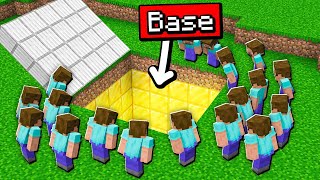 100 NOOBS essaient de PILLER ma Base Secrète..